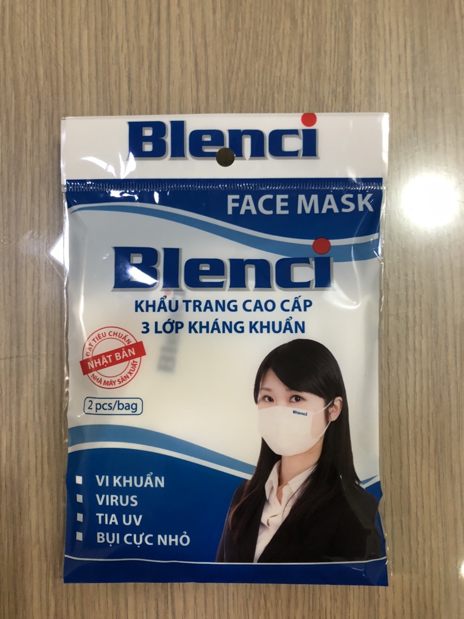 Khẩu trang kháng khuẩn 3 lớp